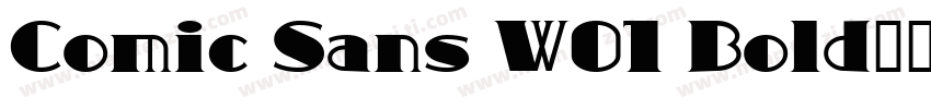 Comic Sans W01 Bold字体转换
